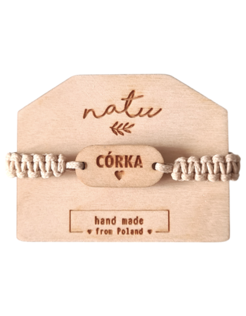 Bransoletka dla niemowlaka z grawerem