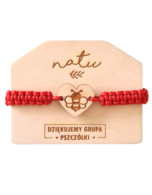 Bransoletka dla przedszkolanki żłobkowej Cioci prezent na koniec roku