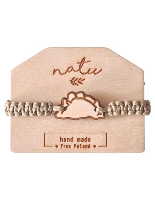 Bransoletka sznurkowa z pierogiem PIEROGI