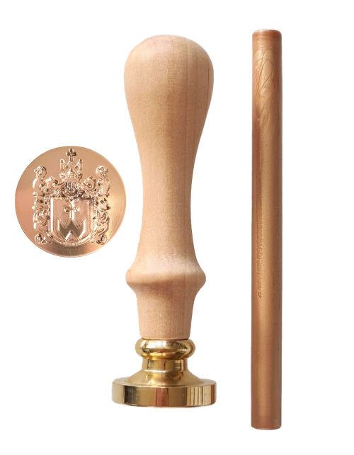 Stempel do laku z herbem