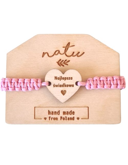 Personalizowana bransoletka dla Świadkowej Najlepsza Świadkowa